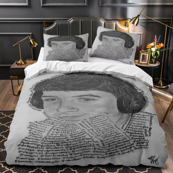 Karl Jacobs Cosplay 3 Piece Bedding Sets Duvet Covers Bed Sheets