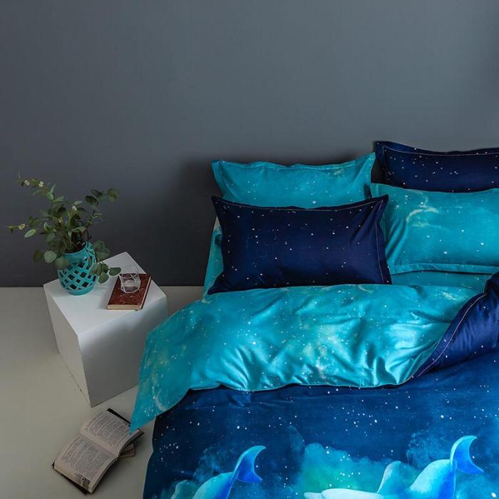 Galaxy Sky Outer Space Comforter Bedding Sets Duvet Covers Bed Sheets