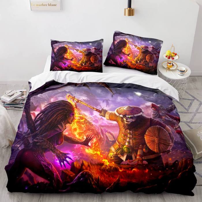 World Of Warcraft Cosplay Bedding Sets Duvet Covers Bed Sheets