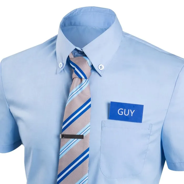 Free Guy - Guy Shirt Halloween One Piece Cosplay Costume