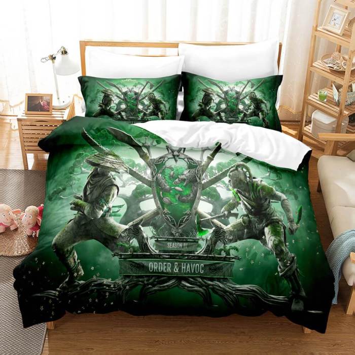 Game For Honor Bedding Set 3 Piece Duvet Covers Comforter Bed Sheets