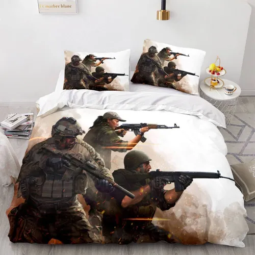 Counter-Strike Cs Bedding Set Quilt Duvet Covers Comforter Bed Sheets