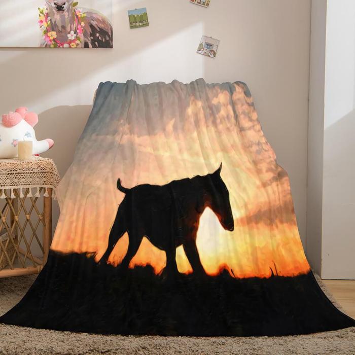 Cute Animals Soft Flannel Fleece Throw Blanket Comforter Bedding Sets