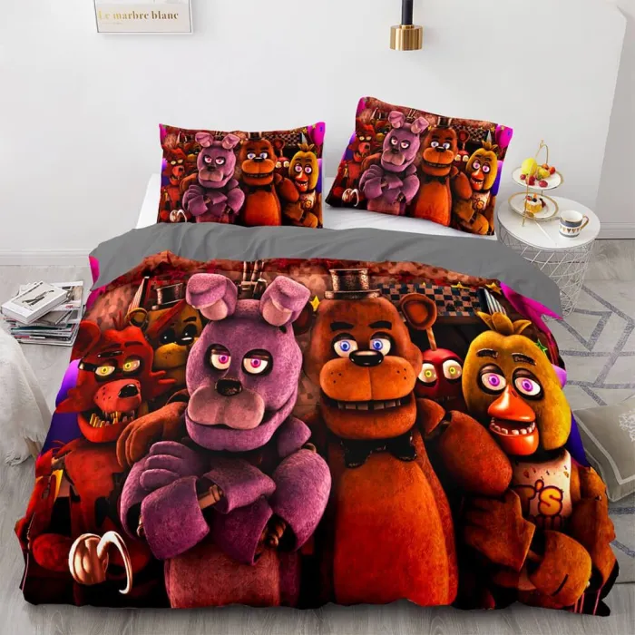 Five Nights At Freddy'S Bedding Sets Duvet Covers Comforter Bed Sheets