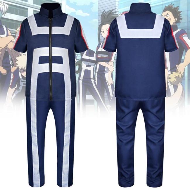 Anime Boku No Hero Bakugou Katsuki/Iida Tenya/Todoroki Shouto Cosplay Costume My Hero Academia Sportswear Full Set