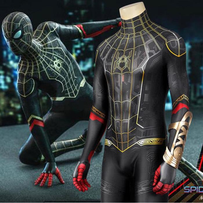 Spider-Man No Way Home Peter Parker Jumpsuit Halloween Cosplay Costume