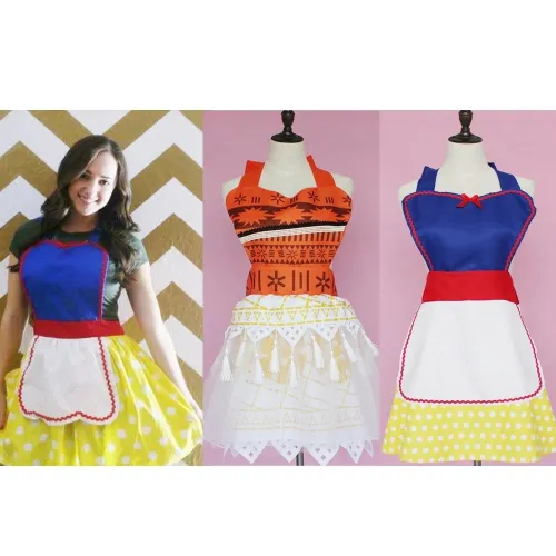 Halloween Costumes For Women Princess Anime Cosplay Cartoon Apron Dresses