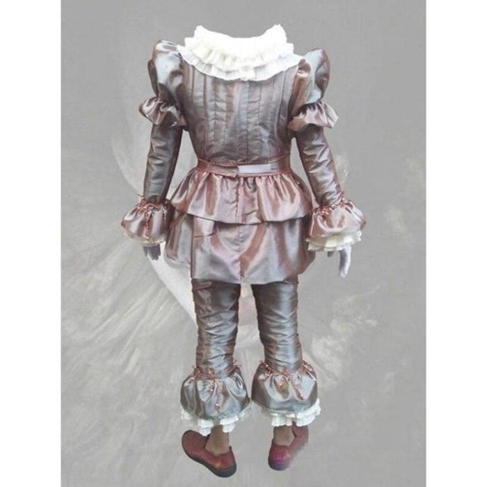 Pennywise Costume Halloween Costume Stephen King'S It Adult Party Men And Women Fancy Halloween Outfit Suit Clown Costume