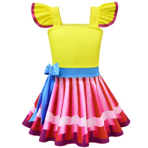 Beautiful Fancy Nancy   Girl Dress Ballet Princess Dress With Butterfly Wings And Mask Cosplay Clothing