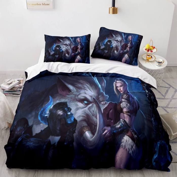 League Of Legends Lol Cosplay Bedding Sets Duvet Covers Bed Sheets