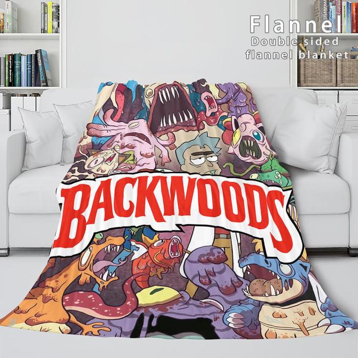 Backwoods Rink Super Soft Flannel Blanket Fleece Throw Blanket Sets