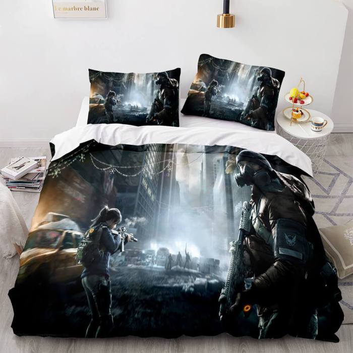 Tom Clancy'S The Division Cosplay Comforter Bedding Set Duvet Covers