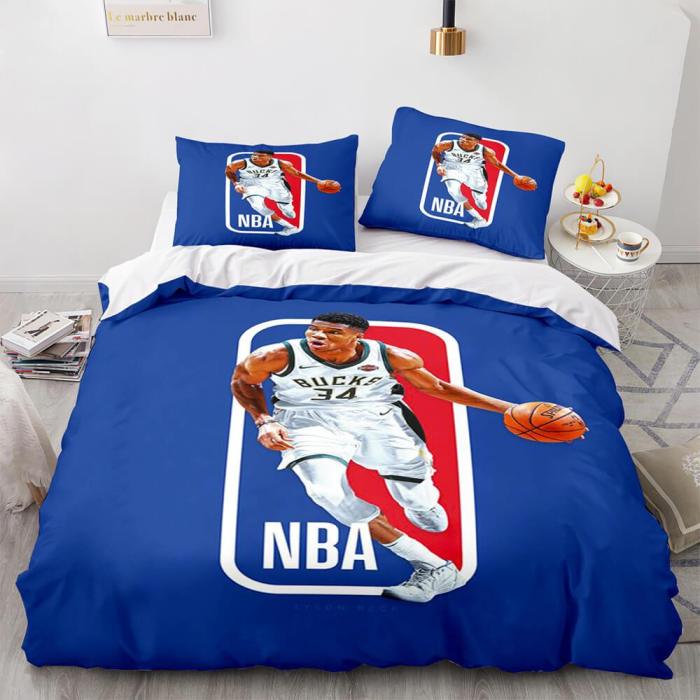 Nba Basketball Super Star Bedding Sets Quilt Duvet Covers Bed Sheets