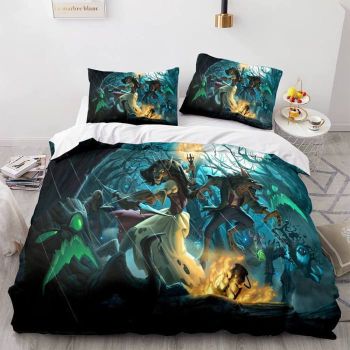 Hearthstone Heroes Of Warcraft Cosplay Bedding Set Duvet Covers Sheets