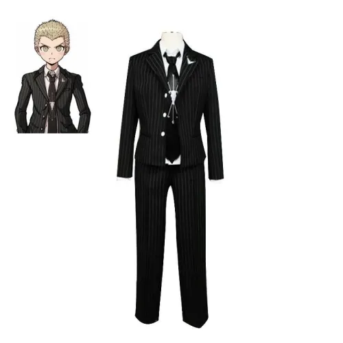 Anime Super Danganronpa Fuyuhiko Kuzuryu Costume For Men Women Full Set Halloween Unisex Cosplay Costume