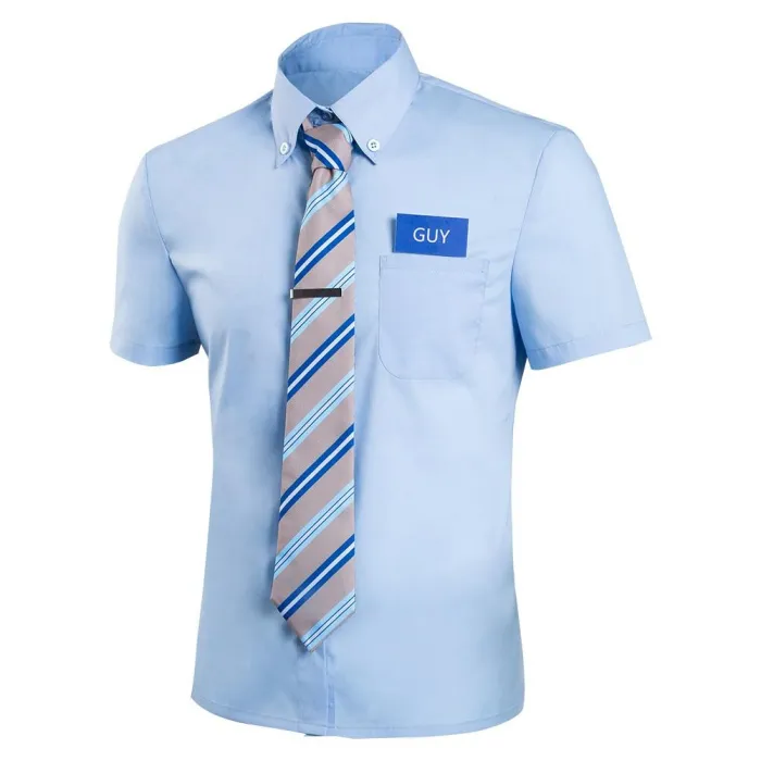 Free Guy - Guy Shirt Halloween One Piece Cosplay Costume
