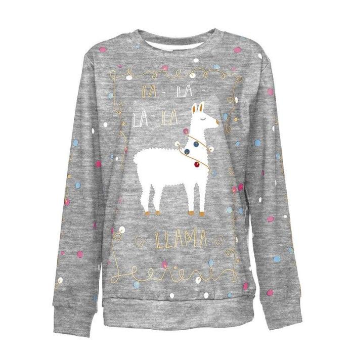Ugly Christmas Sweater For Gift Funny Pullover Thin Sweater Womens Mens Jerseys Tops Autumn Winter Clothing Xmas Lady