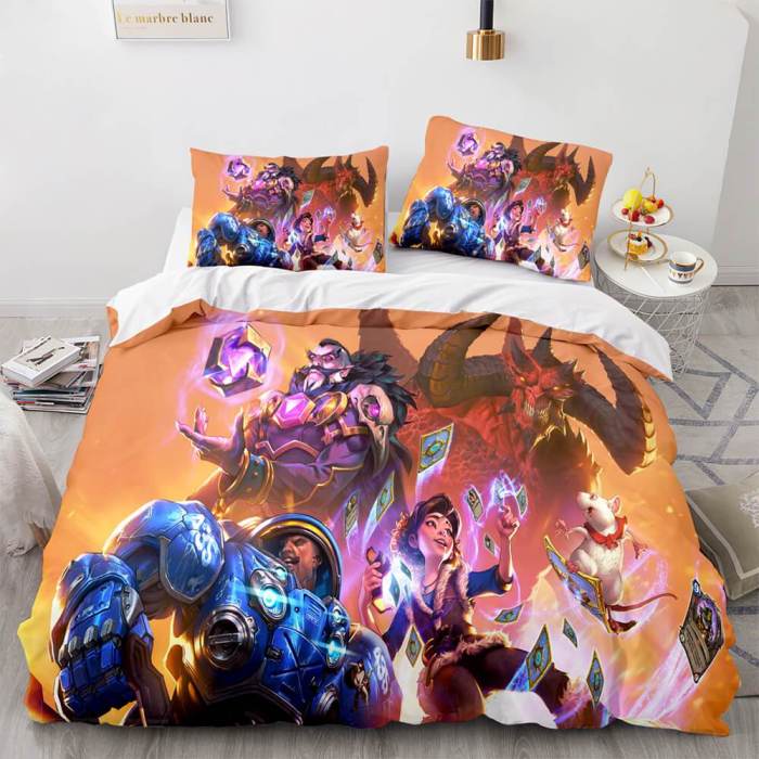 Blizzard Starcraft Cosplay Bedding Sets Comforter Duvet Covers Sheets