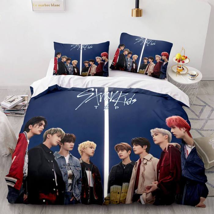 Jyp Stray Kids Cosplay Soft Bedding Sets Duvet Covers Bed Sheets