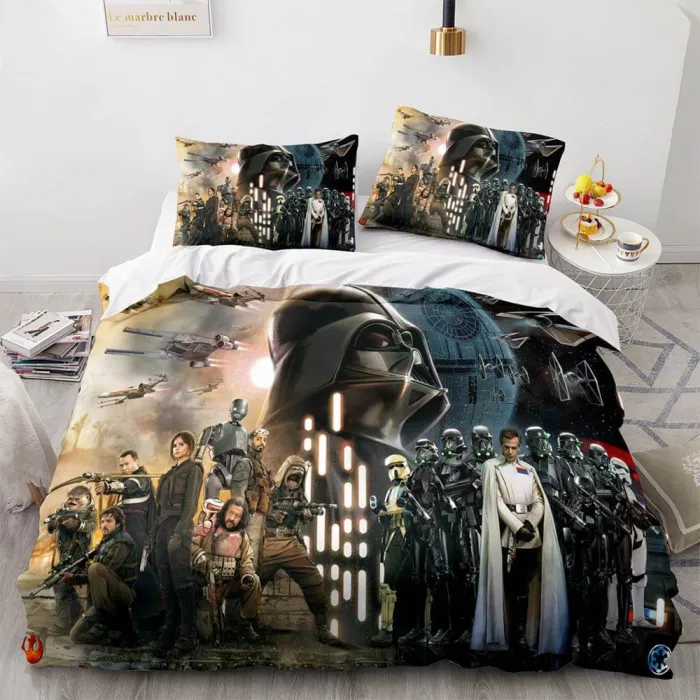 Star Wars Cosplay Bedding Set Duvet Cover Comforter Bed Sheets