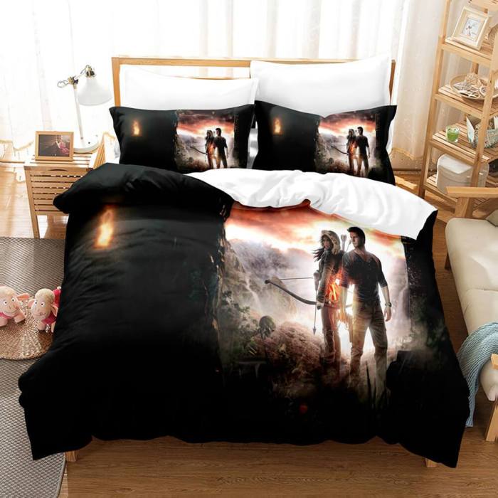 Uncharted Comforter 3 Piece Bedding Sets Duvet Covers Bed Sheets
