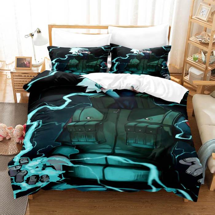 Naruto Cosplay Full Bedding Set Duvet Cover Comforter Bed Sheets