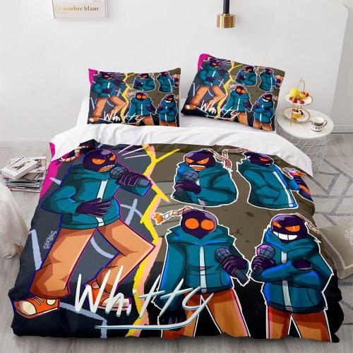 Game Fnf Whitty Bedding Sets Soft Duvet Covers Comforter Bed Sheets