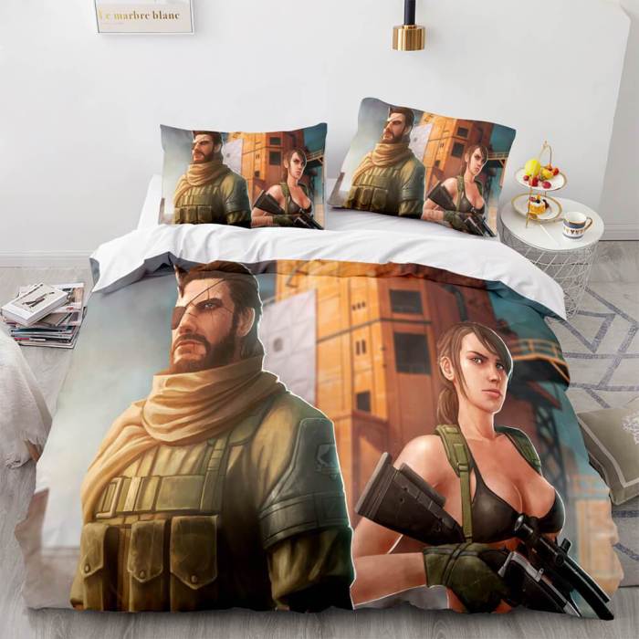 Watch Dogs 3 Piece Comforter Bedding Sets Duvet Covers Bed Sheets