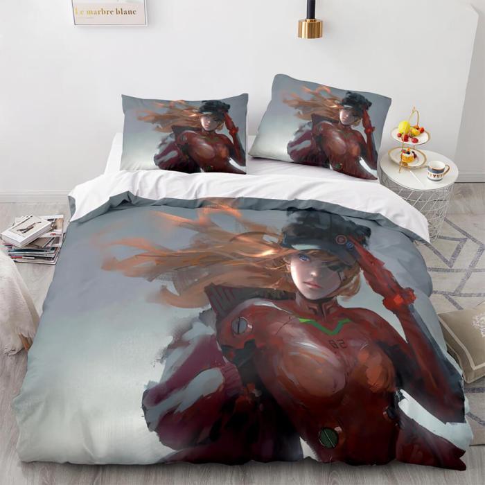 Game Ghost Knife Comforter Bedding Set 3 Piece Duvet Covers Bed Sheets