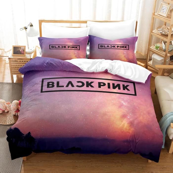 Blackpink Cosplay Comforter Bedding Set Duvet Covers Sets Bed Sheets