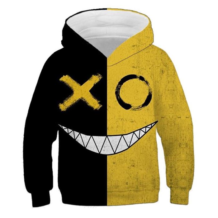 Kids Xo Graffiti 3D Hoodies&Sweatshirts Funny Long Sleeve Hoodie Children‘S Clothing Boys/Girl Sweater Cool Tops 4-14T