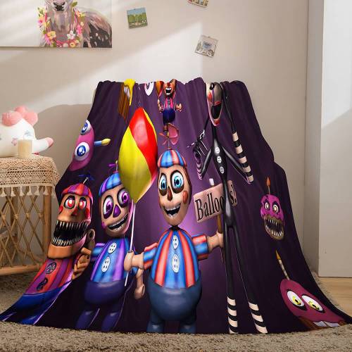 Game Five Nights At Freddy'S Cosplay Blanket Flannel Caroset Throw