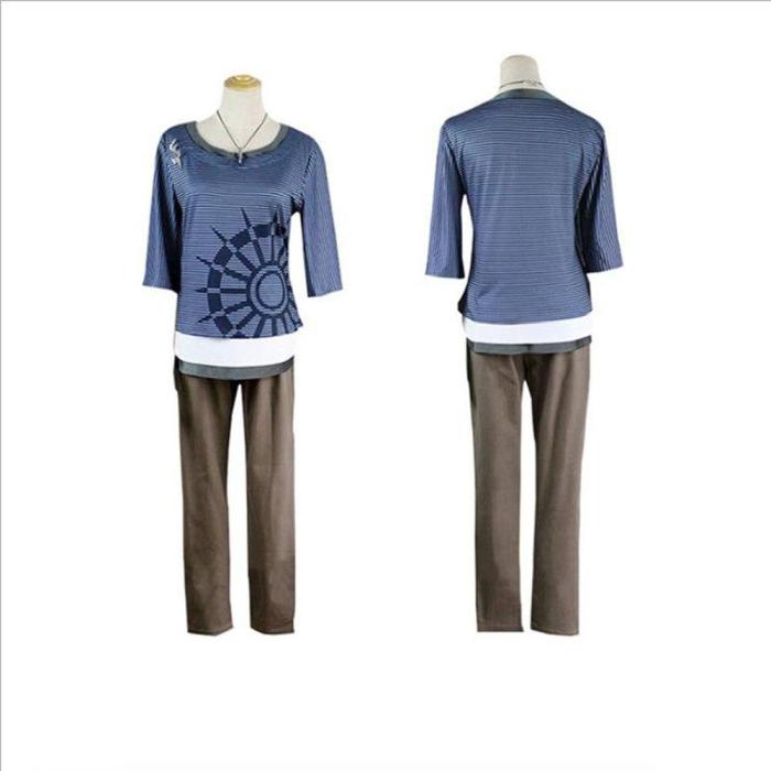 Rantaro Amami Cosplay Costume Japanese Game Danganronpa V3 Suit T-Shirt Pants Necklace Love Live Cosplay Wig Halloween Costume