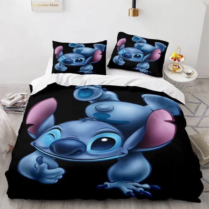 Lilo And Stitch Cosplay Comforter Bedding Set Duvet Covers Bed Sheets