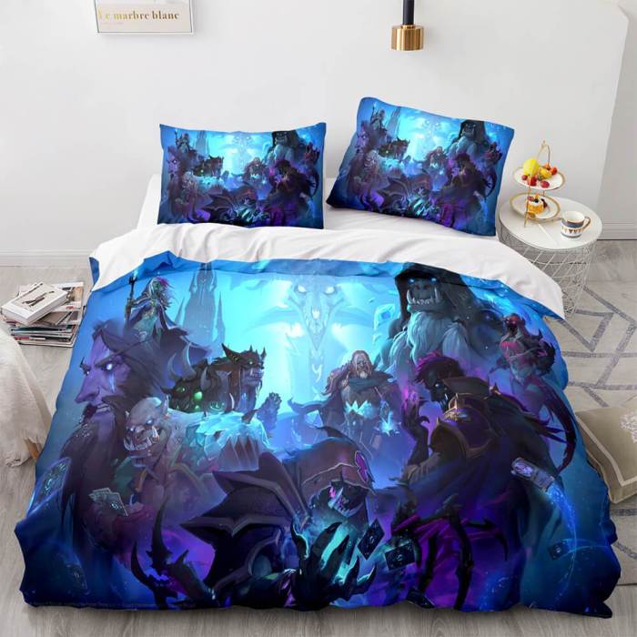 Hearthstone Heroes Of Warcraft Cosplay Bedding Set Duvet Covers Sheets
