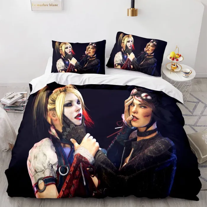 Batman Cosplay Full Bedding Set Duvet Cover Comforter Bed Sheets