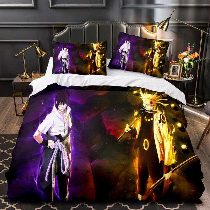 Japan Anime Cosplay Bedding Set Duvet Covers Soft Comforter Bed Sheets