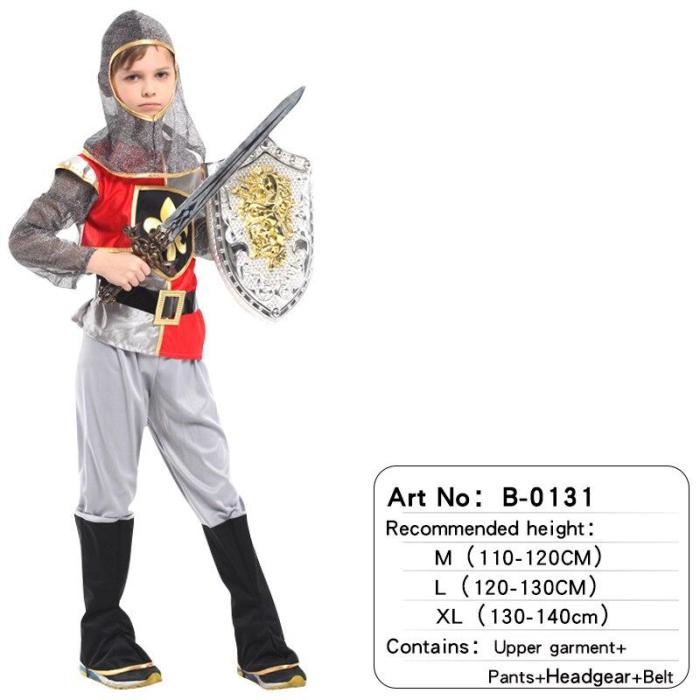 Halloween Children'S Costumes Roman Warrior Sets Adult Performing Costumes Spartan Warrior Clothes Dress Up No Weapons