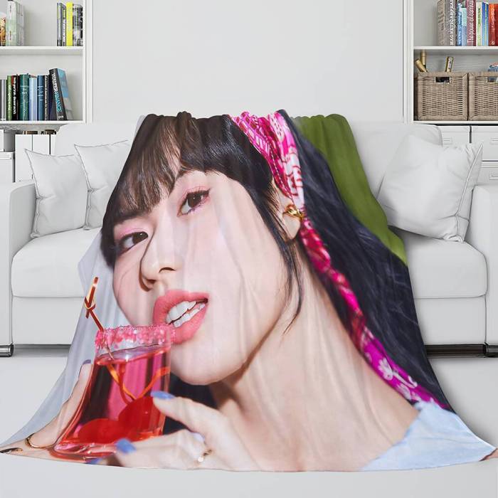 Jyp Ent Twice 10Th Taste Of Love Album Flannel Blanket Bedding Sets