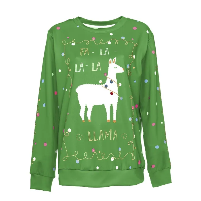 Ugly Christmas Sweater Santa Elf Funny Pullover Womens Mens Jerseys And Sweaters Tops Autumn Winter Clothing