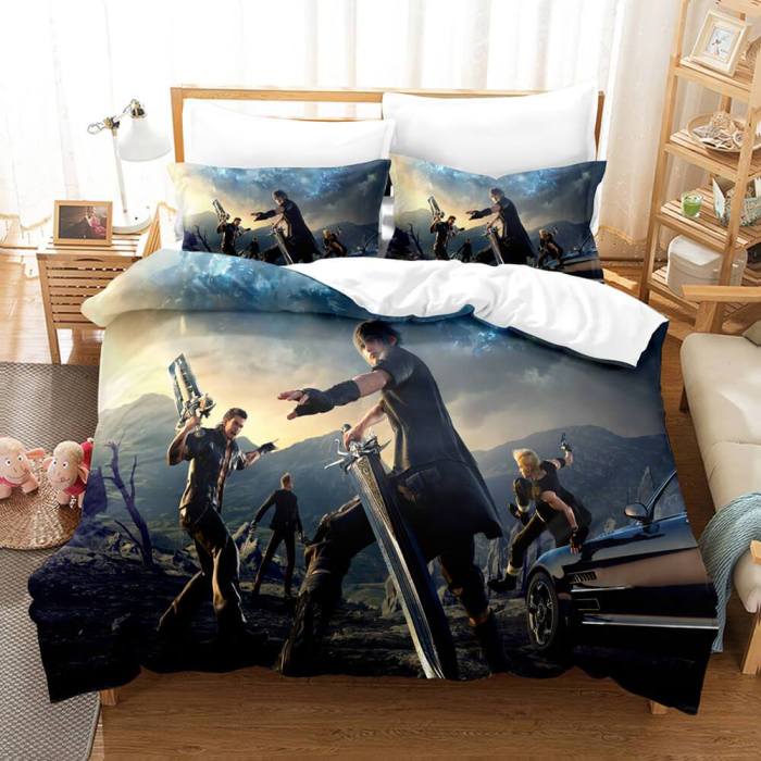 Final Fantasy Bedding Set Quilt Duvet Covers Comforter Bed Sheets