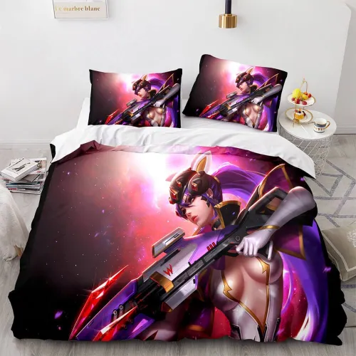 Game Overwatch Cosplay Bedding Set Duvet Covers Comforter Bed Sheets