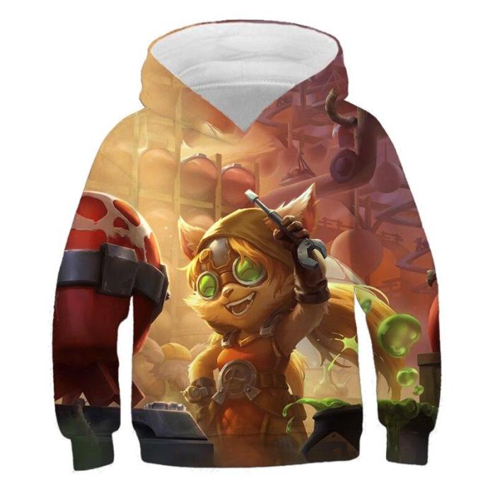 Baby Girls Cartoon Funny Birds 3D Print Hoodies Kids Anime Clothes Children'S Clothing Boys Sweatshirts Autumn Pullovers Outfits