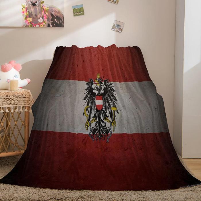 Famous Country National Flag Flannel Fleece Throw Blanket Bedding Sets