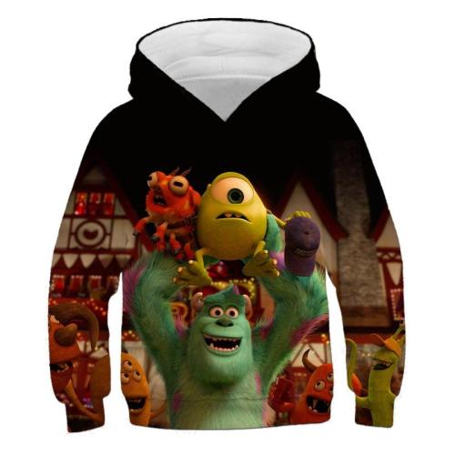 Kids Clothes Cartoon Strange Monster 3D Print Hoodies Children'S Clothing Fashion Hoodie Boys Girls Autumn Sweatshirt With Hood
