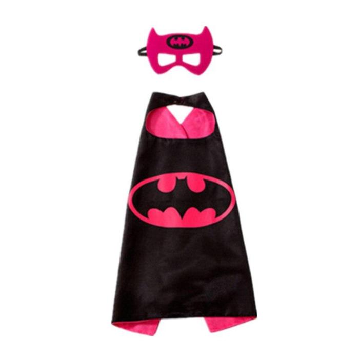 Super Cute Supergirls Hero Tutu Costume  Pink Batgirl Girls Tutu Dress Halloween For Cosplay Party Carnival Costumes Set
