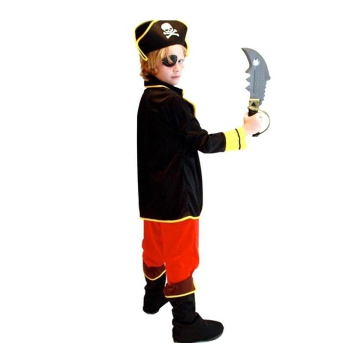 Kids Boys Pirate Cosplay Halloween Costumes For Children Birthday Party Jake Pirate Costumes Dress Size M-Xxl