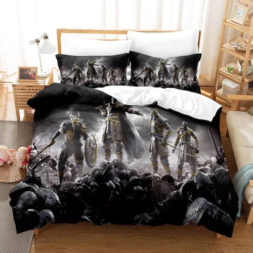 Game For Honor Bedding Set 3 Piece Duvet Covers Comforter Bed Sheets