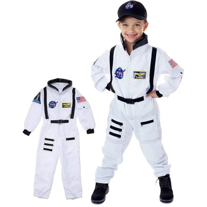 Halloween Costume For Kids Astronaut Pilot Costume Boys Girls Kids Children Astronaut Role Play Costume