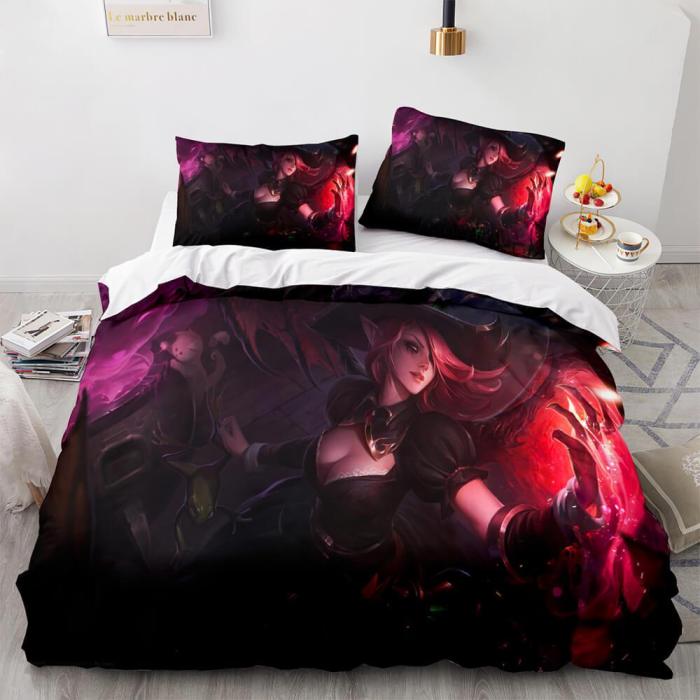League Of Legends Game Bedding Sets Quilt Duvet Covers Bed Sheets